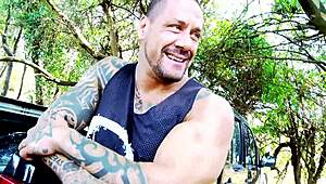 I Fuck The Redhead Hard Outdoor, She Sucks My Cock And Swallows Cum.