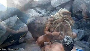 Safada called me to bang in the mountains while I watched her hot ass.