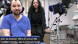 Yasmine Woods orgasms from doctor!