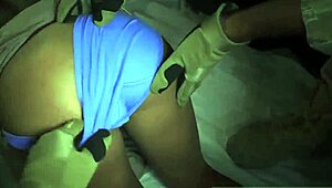 Arab Girl And Soldier At Booty Drop Point