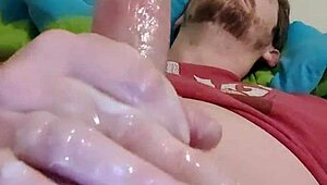 Twink Experiences Messy Orgasm in Solo Play with Machine