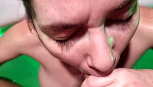 Amateur Blonde With Big Tits Gives Blowjob And Ass Fuck In Jacuzzi Bath With Cumshot