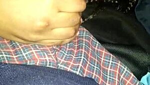 Shy Girl Gives Wet, Sloppy Blowjob!