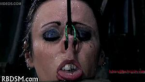 clamping the horny slut's tits in this game contest 😏