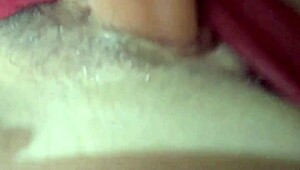 Very Horny, I Put It In My Hairy Pussy!