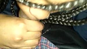 Shy Girl Gives Wet, Sloppy Blowjob!