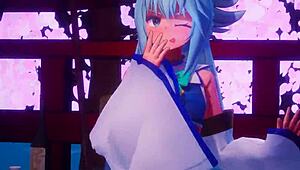 konosuba sex party mitsuboshi animation with big tits horny fucking