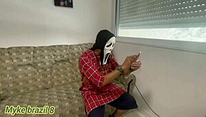 Halloween Prank Turns Into Anal Sex With Latina Carioca