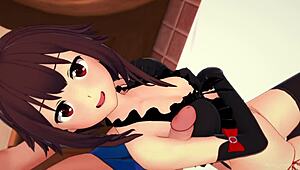 Megumin Se Pone Su Bikini Para Divertirse Follando En La Posada Versión Adulta Hentai