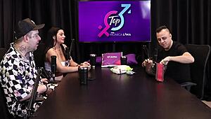 freddy the dogging king fucks without condom in sheer red lingerie