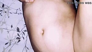 wife takes turns getting fucked by five men in group gangbang