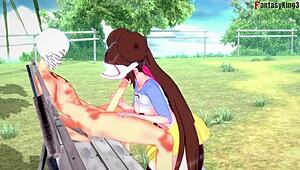 Hey, Check Out Mei Nancy's Wild Blowjob in 3D Hentai. Full Fantasy Video on Sheer!