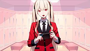 European Femdom Gives Jerk Off Instructions in Spanish Hentai