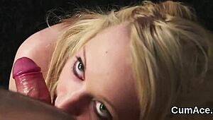 Foxy Idol Sucks Cumshot Facial