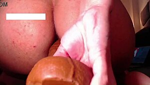 i’m just a hot petite teen riding this huge dildo again