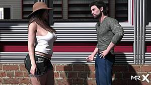 pine falls - naked girl in the shower 3