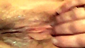 amber plays with herself using toys