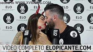 Sara blonde sucks lollipop in spicy room