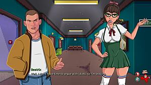 lustworth academy starts with big tits blowjob