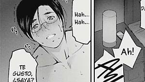 who does the wife moan for in this hentai orgy?