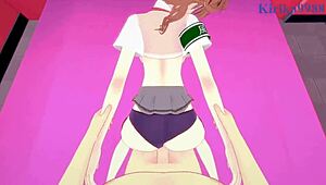 Kuroko Shirai And Mikoto Misaka Engage In Intense Creampie Sex