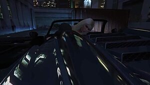 Yo, Michael in GTA 5 grabs another hooker for car action!