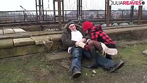 Sue, the amateur fuck nymph, moans loudly. She explodes in extreme orgasm with huge cum.