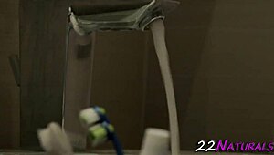 redheaded babe with small tits slammed by monster cock hard