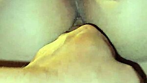 Playing with Her Pussy, Bent Over Showing Pink Inside