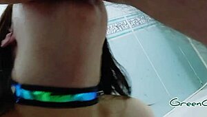 Pissing and Dumping Cum in My Silly Slut's Mouth.