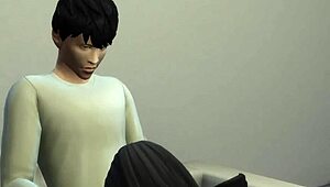 3d alien monster fucks on the couch