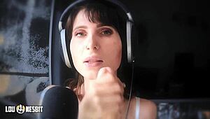 Lou Nesbit And Lia Louise Give Dirty Talk Jerk Off Instructions.