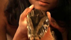 Indian MILF performs seductive striptease, undressing and dancing intriguingly