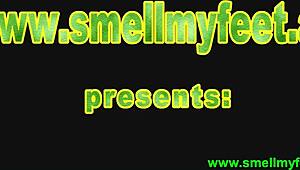 Domination with socks, licking toes and sucking feet.