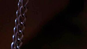 lustful man pisses on wife, forces ass to mouth, and cums on her bound body