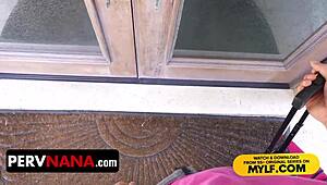 Stepnana promises stepgrandson endless blowjobs and pussy this Christmas!