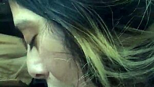 Latina sucks best friend's monster cock expertly