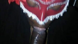 sucking big black dick sloppy then twerking on it 😘