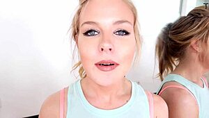 Nicole clitman takes huge cock pov blowjob deepthroat