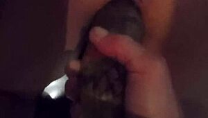 Velvet Rain 23's intense kitchen fuck with toys leads to explosive squirt