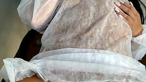 perv clinic doc fucks patient Natalia Prado and nurse Agatha Ludovino hard!