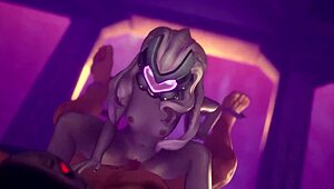 Huntress Surrenders to Captain's Passion