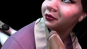 Hot Asian Maid Milf Delivers Deepthroat in POV 3D Porn Experience