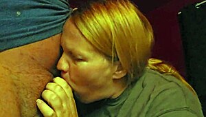 i went deep into the pregnant redhead milf's pussy with a blowjob involved