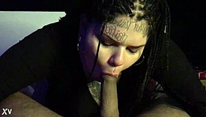 Tattooed argentine sucks dick intensely