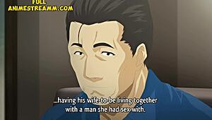 Hentai Hajimete No Hitozuma Episode 1 with Big Tits and Monster Cock