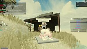 Chatting about deepthroat and anal sex in roblox porn