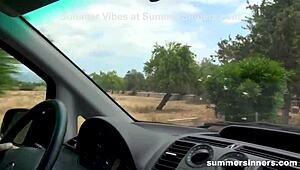 Summer Car Handjob On Way Home