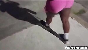 fazendo caminhada dotado fode desconhecida sem camisinha