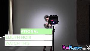 sexy milf elilith noir posing hot in lingerie for steamy photoshoot